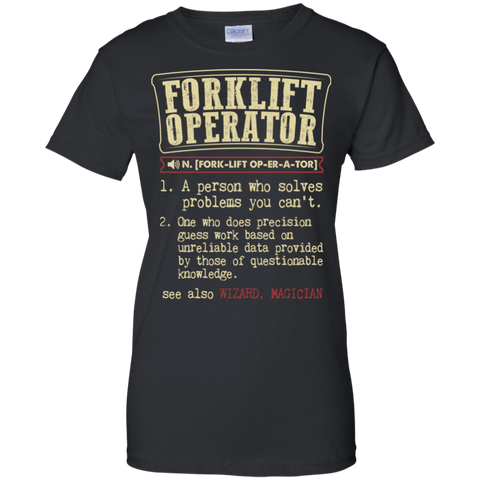 forklift operator funny dictionary term T-Shirt