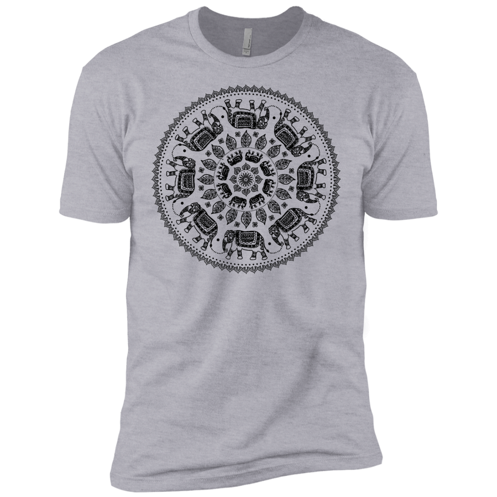 circling elephants mandala (on white) sweatshirt T-Shirt