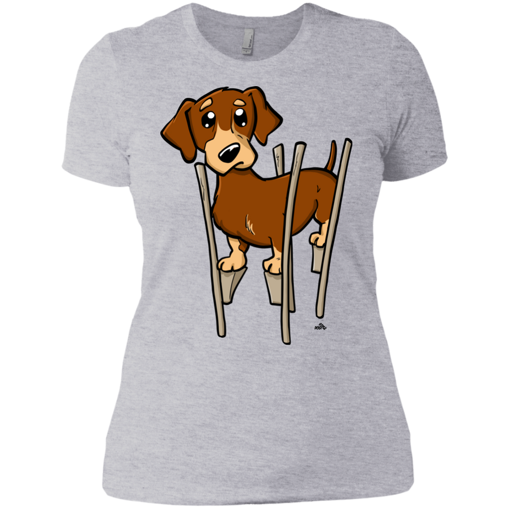 dachshund wiener cartoon dog T-Shirt