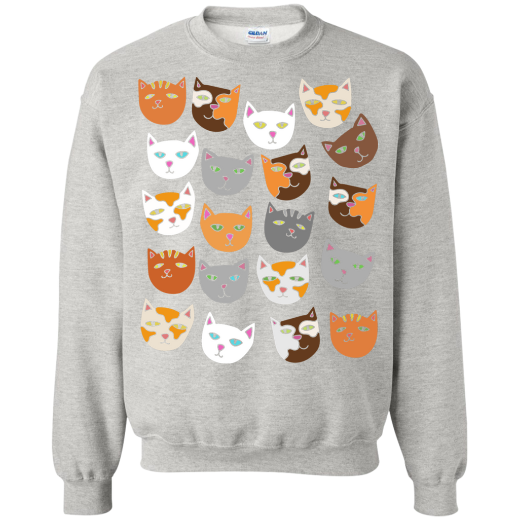 cats everywhere cat pattern sweatshirt T-Shirt