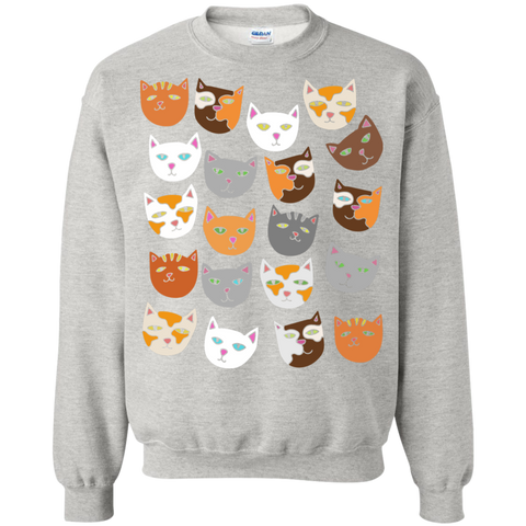 cats everywhere cat pattern sweatshirt T-Shirt