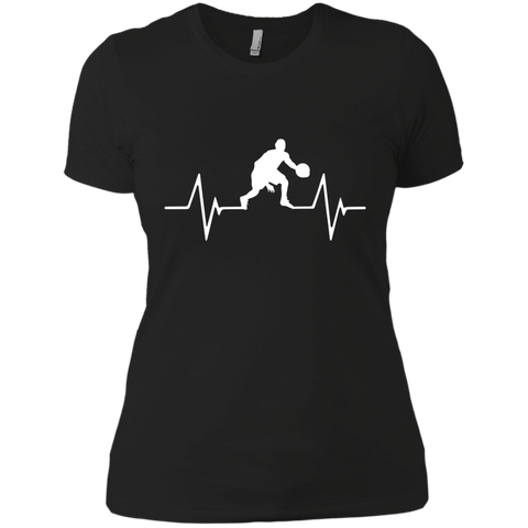 basketball heartbeat love T-Shirt