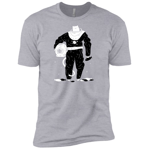 deep sea diver cat (black suit) T-Shirt