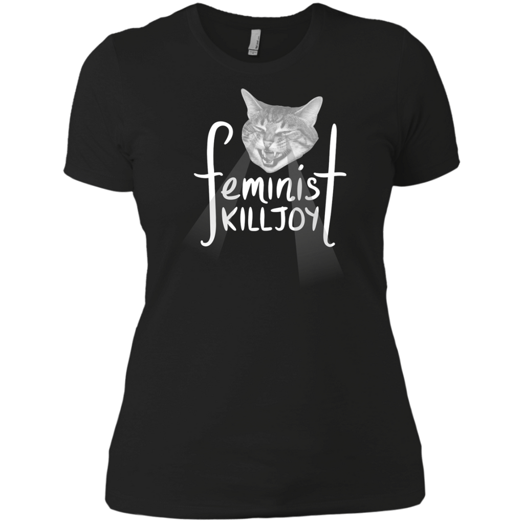 feline feminist killjoy goes dark sweatshirt T-Shirt