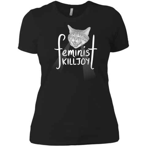 feline feminist killjoy goes dark sweatshirt T-Shirt