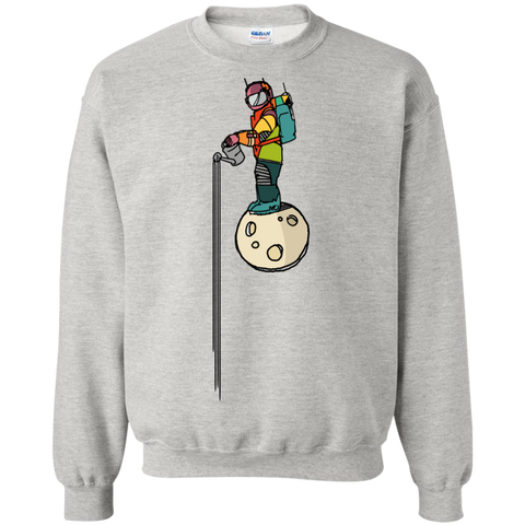 colored astronaut gardener space art drawing sweatshirt T-Shirt
