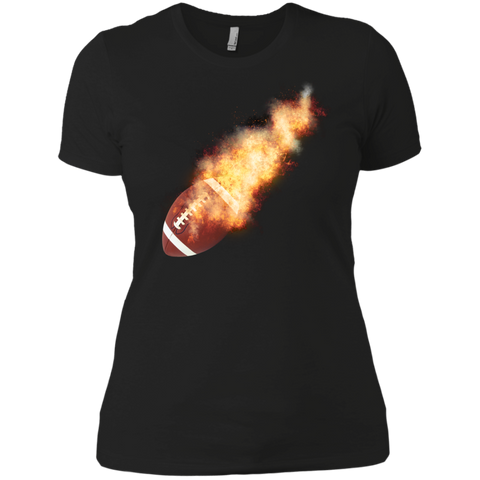 flaming football T-Shirt