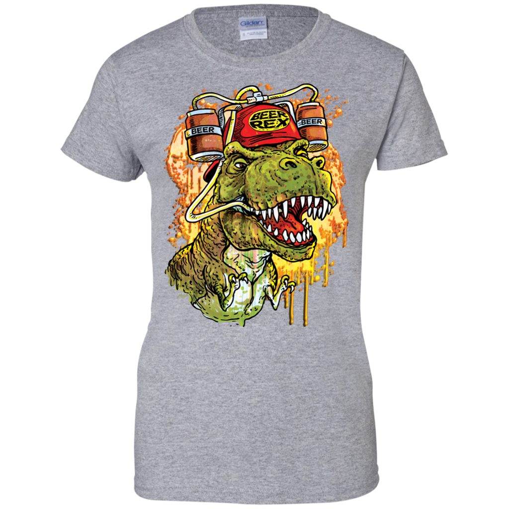 beer rex the beer loving t-rex T-Shirt