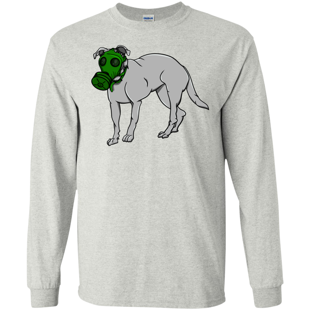 dog wearing a gas mask T-Shirt