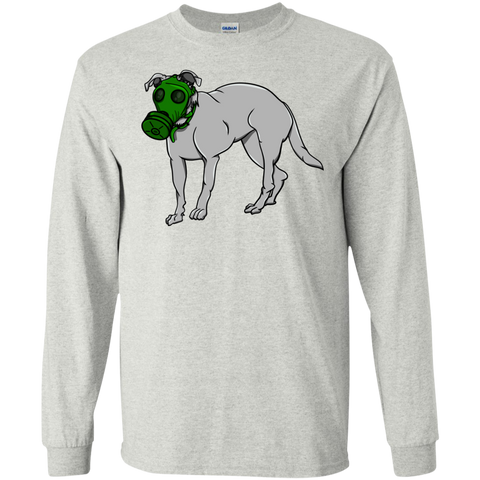 dog wearing a gas mask T-Shirt