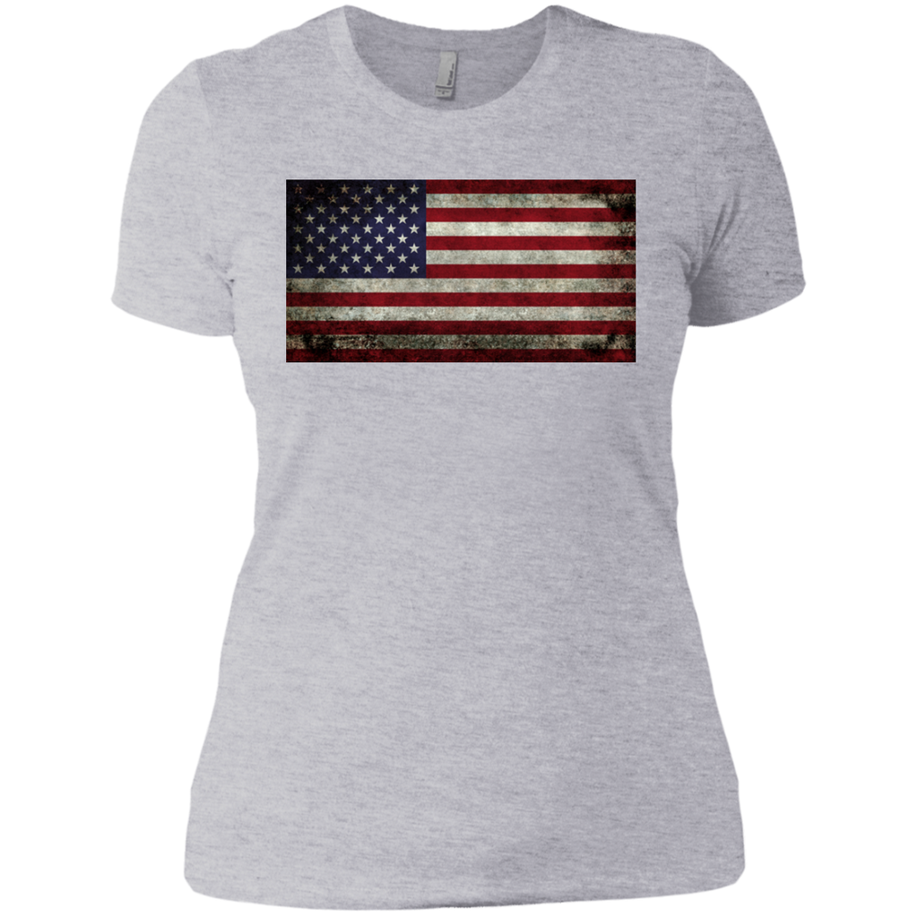 american flag, super dark grunge T-Shirt