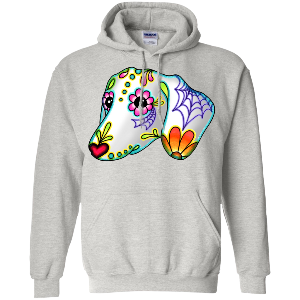 dachshund - day of the dead sugar skull dog T-Shirt
