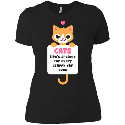 cats lifes apology for every crappy day ever sweatshirt T-Shirt