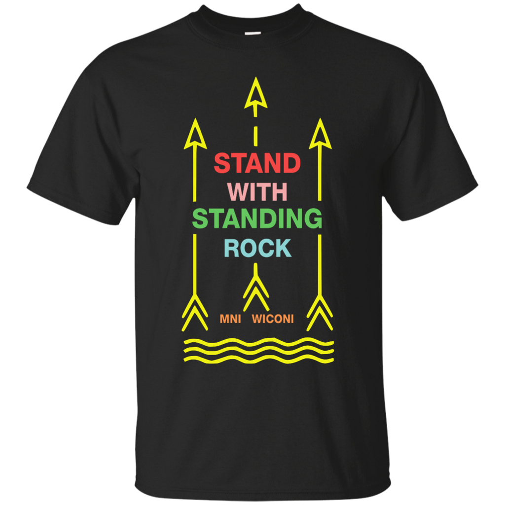 i stand with standing rock, mni wiconi T-Shirt