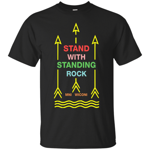 i stand with standing rock, mni wiconi T-Shirt
