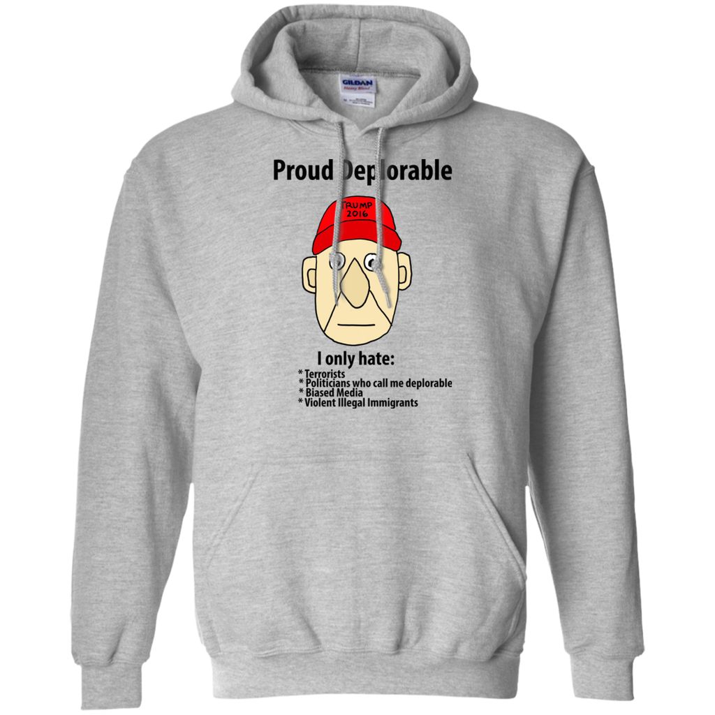funny proud deplorable political cartoon sweatshirt T-Shirt
