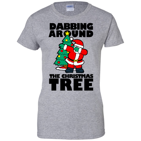 dabbing around the christmas tree T-Shirt