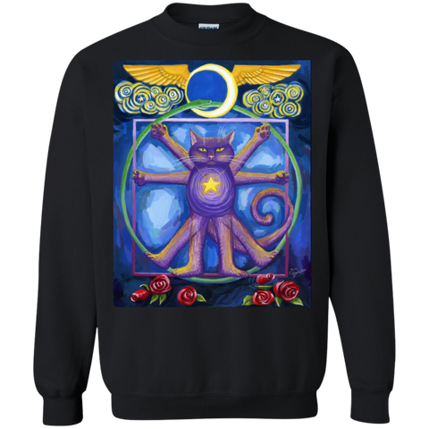 da vinci cat squaring the circle t- T-Shirt