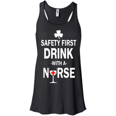 irish: safety first drink with a nurse T-Shirt