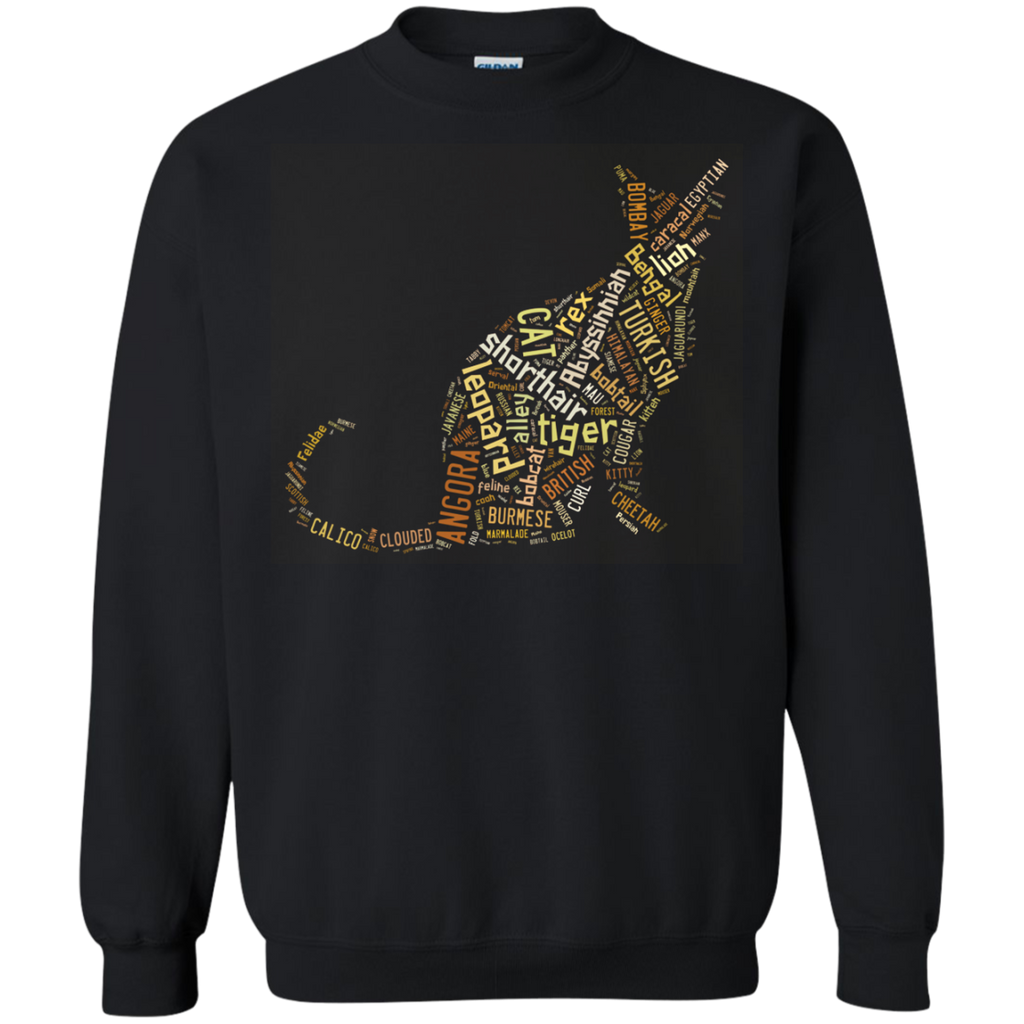 cat in words sweatshirt T-Shirt