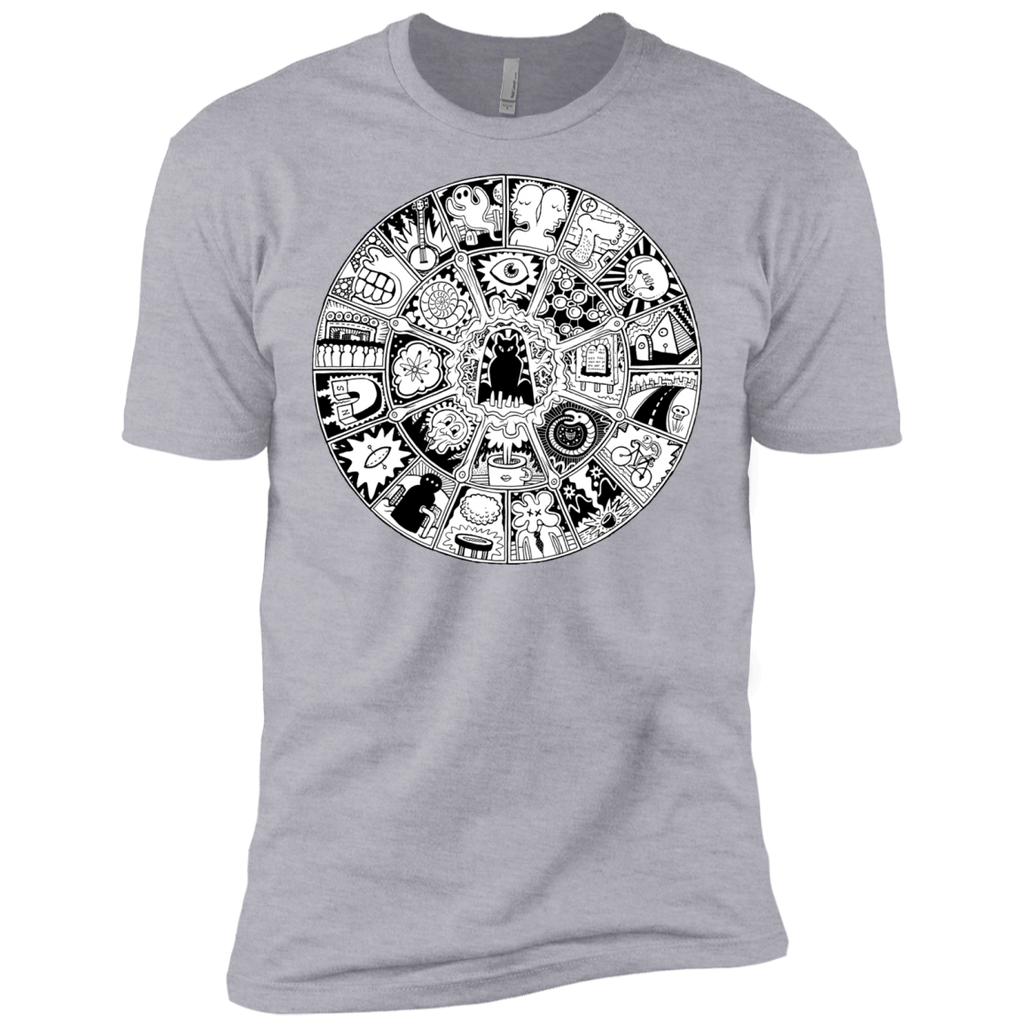 cat mandala in black and white sweatshirt T-Shirt