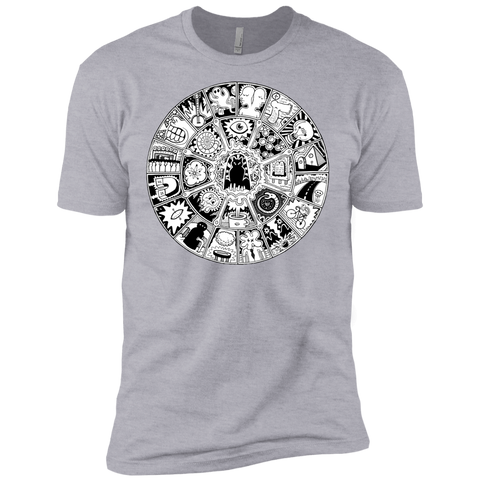 cat mandala in black and white sweatshirt T-Shirt
