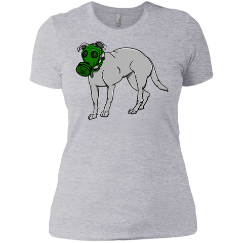dog wearing a gas mask T-Shirt