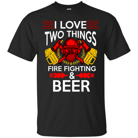 firefighter and beer T-Shirt