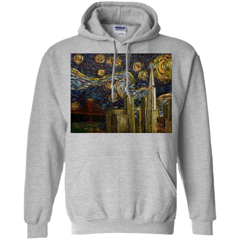 dedication to van gogh- san francisco starry night sweatshirt T-Shirt