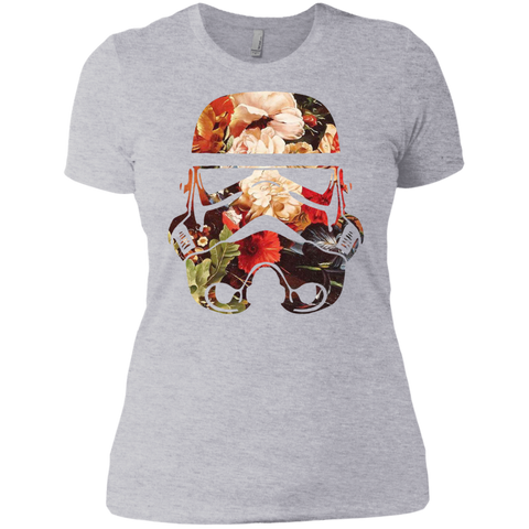 floral print stormtrooper T-Shirt