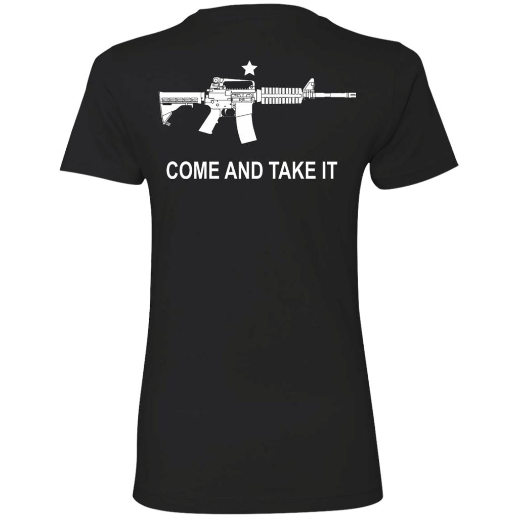 black ar-15 come and take it T-Shirt