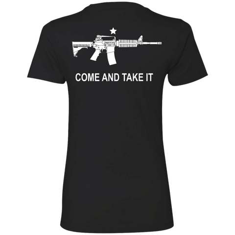black ar-15 come and take it T-Shirt
