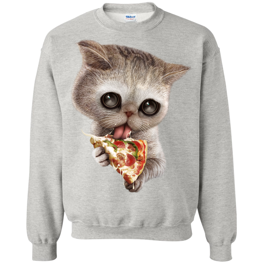 cat loves pizza sweatshirt T-Shirt