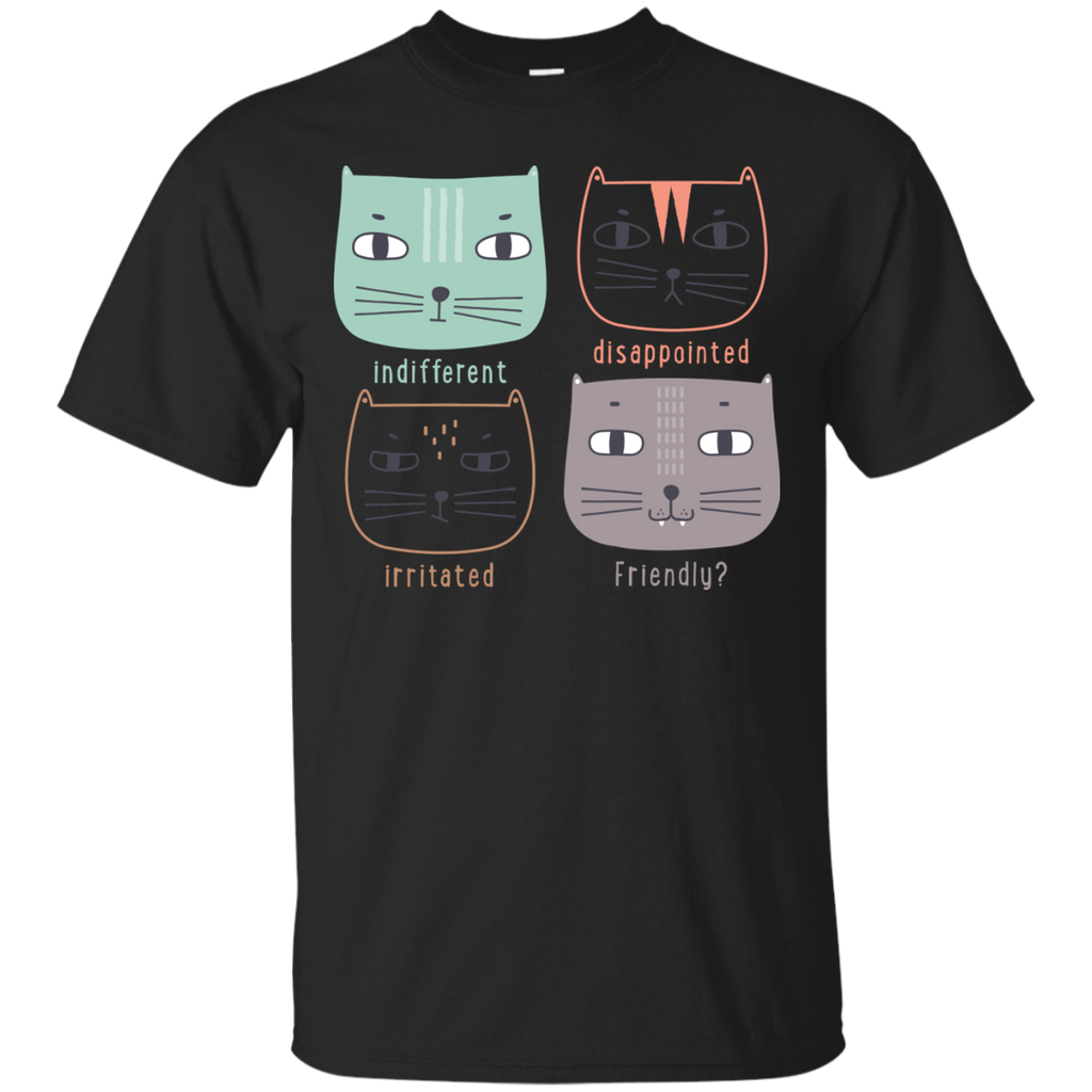 faces of cat t- T-Shirt