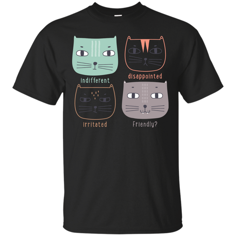 faces of cat t- T-Shirt