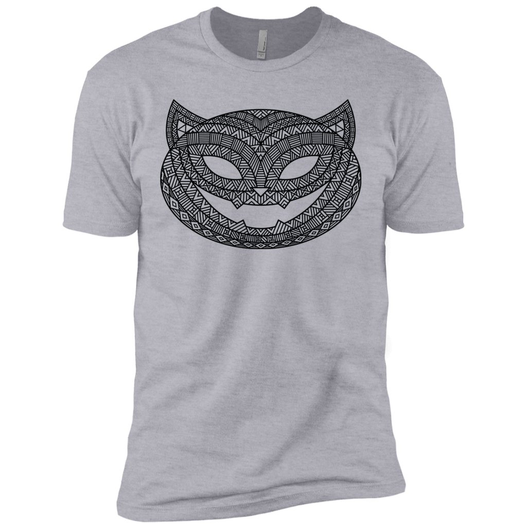 black patterned halloween cat T-Shirt Next Level Premium Short Sleeve Tee