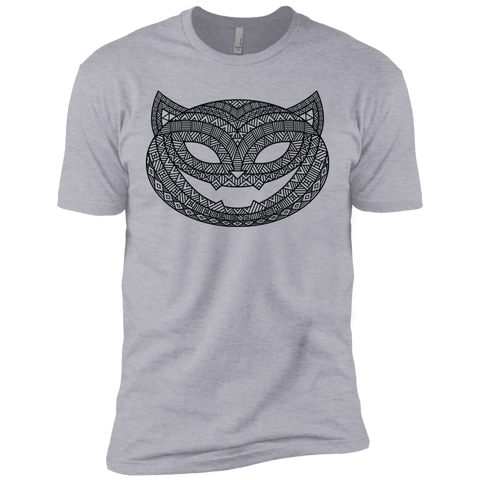 black patterned halloween cat T-Shirt Next Level Premium Short Sleeve Tee