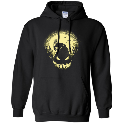 jack's nightmare halloween Pullover Hoodie 8 oz