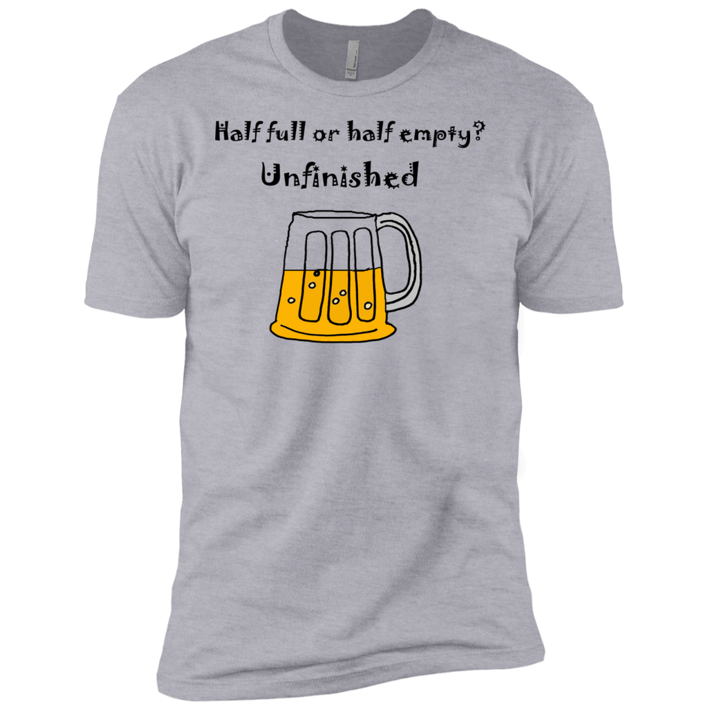 cool funny beer glass half full cartoon T-Shirt
