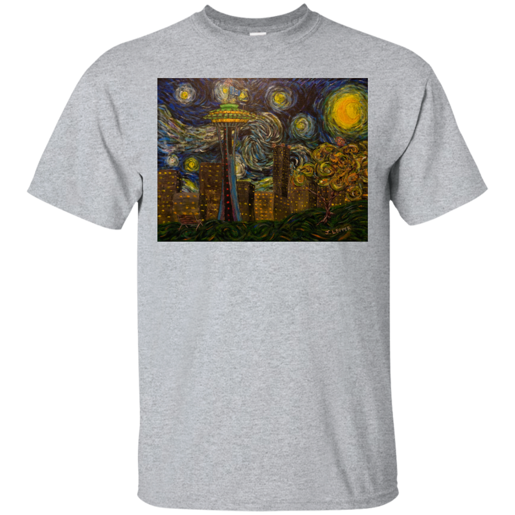 dedication to van gogh- seattle starry night sweatshirt T-Shirt