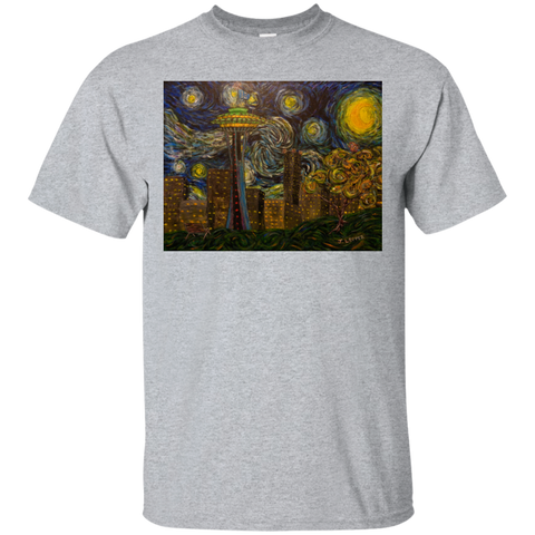 dedication to van gogh- seattle starry night sweatshirt T-Shirt