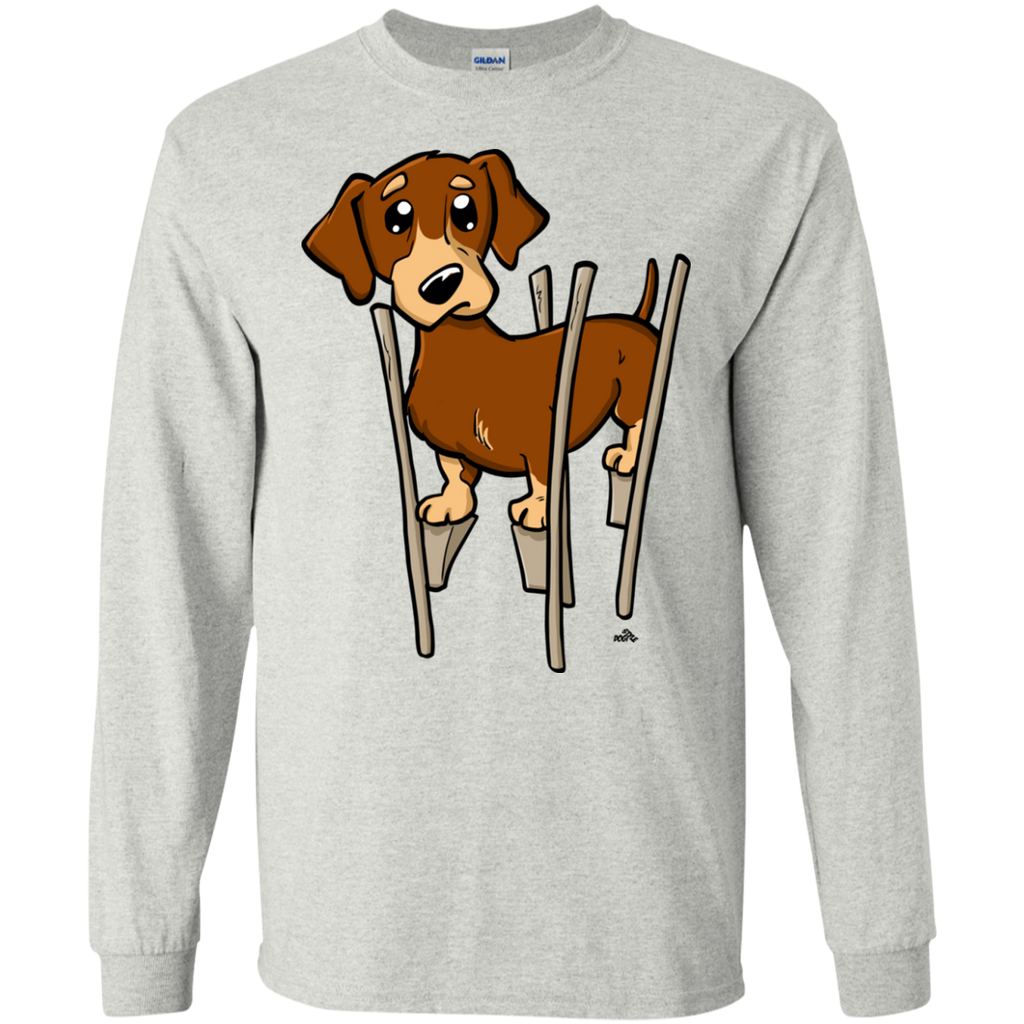 dachshund wiener cartoon dog T-Shirt