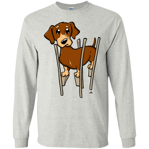 dachshund wiener cartoon dog T-Shirt