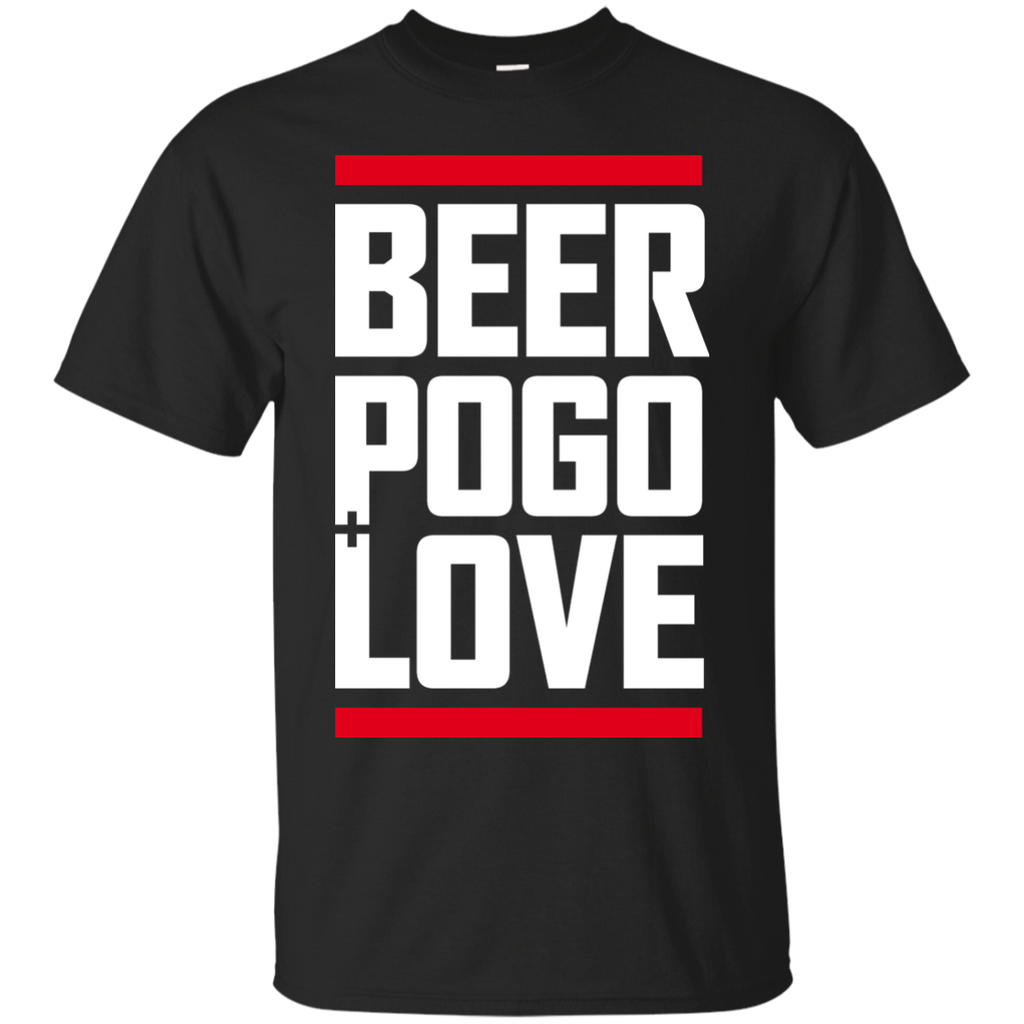 beer, pogo & love black T-Shirt