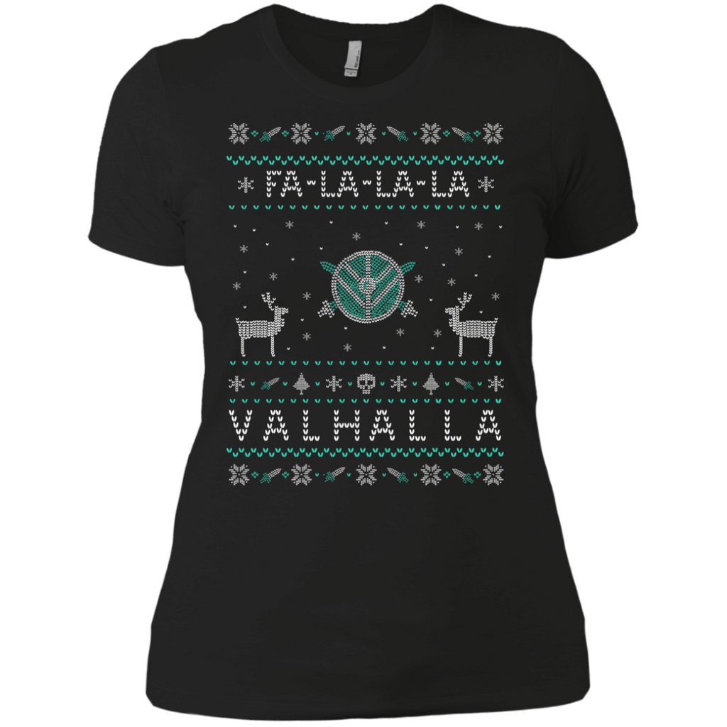 fa la la la valhalla ugly sweater holiday sweater T-Shirt