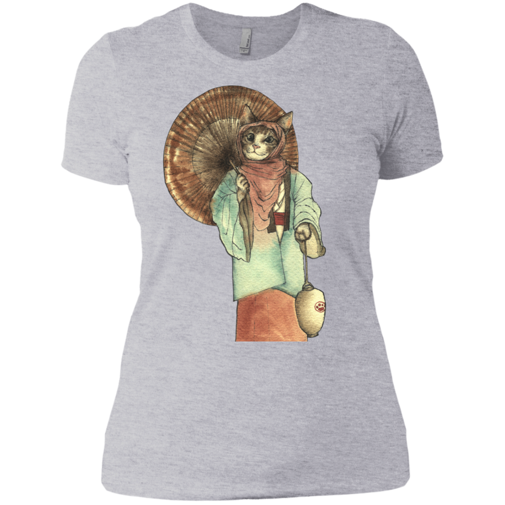 japanese umbrella cat with lantern sweatshirt T-Shirt