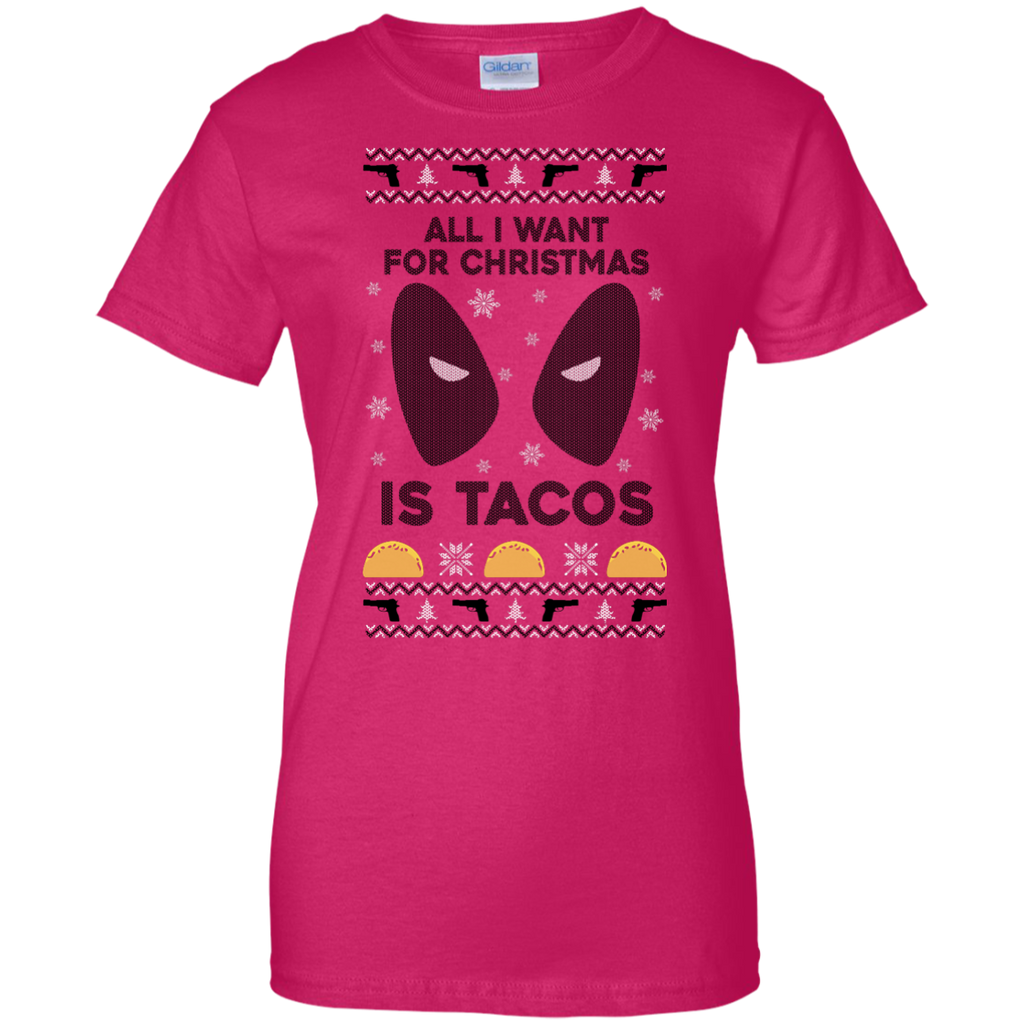 all i want for christmas is tacos T-Shirt