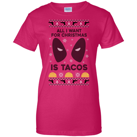 all i want for christmas is tacos T-Shirt