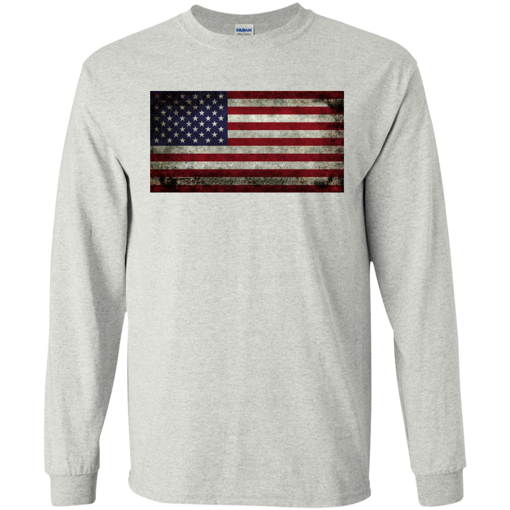 american flag, super dark grunge T-Shirt