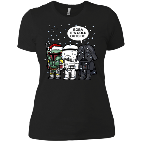 boba, it's cold outside holiday sweater T-Shirt